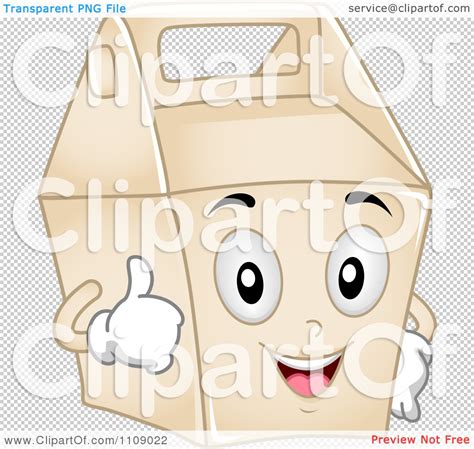 Clipart Food Take Out Box Mascot - Royalty Free Vector Illustration by BNP Design Studio #1109022