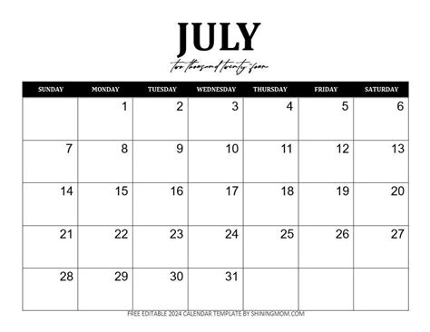 Editable June 2025 Calendar Word Free - Aleen Aurelea