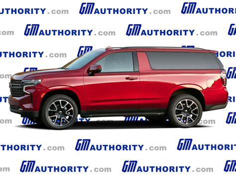 Two-Door 2021 Chevrolet Tahoe Rendered | GM Authority