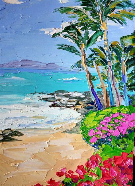 Hawaii painting Original art Beach painting Oahu painting | Etsy