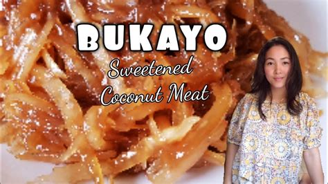 How to make BUKAYO / Sweetened Coconut Recipe - YouTube