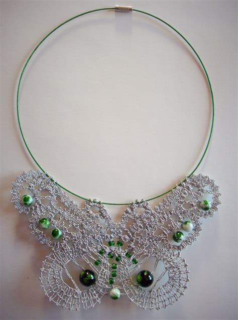 Bobbin lace jewellery - Manufaktura J