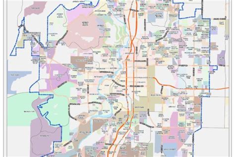 Redmond Street and Neighborhood Map - Oregon High Desert Lifestyle