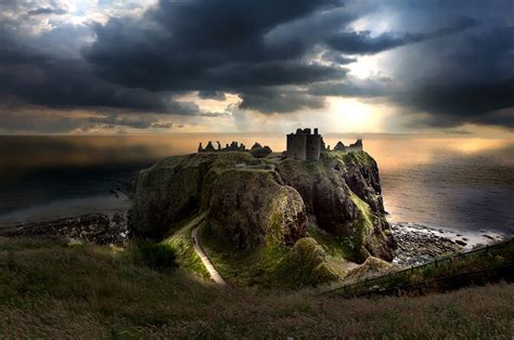 Dunnottar castle - Schottland Foto & Bild | wasser, schottland, nacht Bilder auf fotocommunity