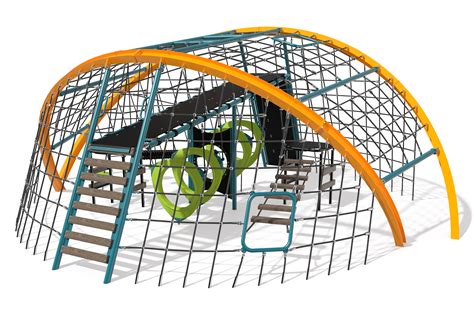 Crab Trap™ - Multiple Net Climbing Structure for Playgrounds