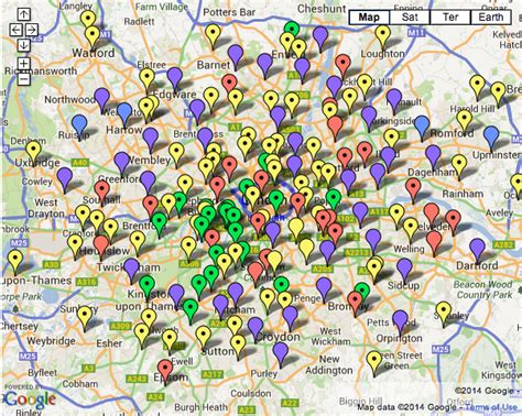 London Churches Map – TRAVISSNODE.COM