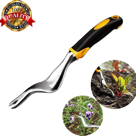 Amerteer Garden Hand Weeder Tool Manual Weeding Tools Bend-Proof Weed Puller Fast and Labor ...