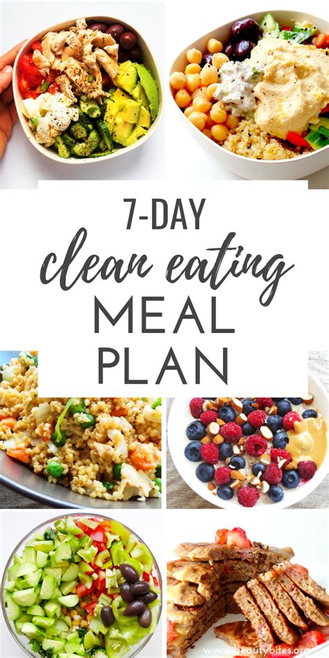 7-Day Clean Eating Challenge & Meal Plan (The First One) - Beauty Bites