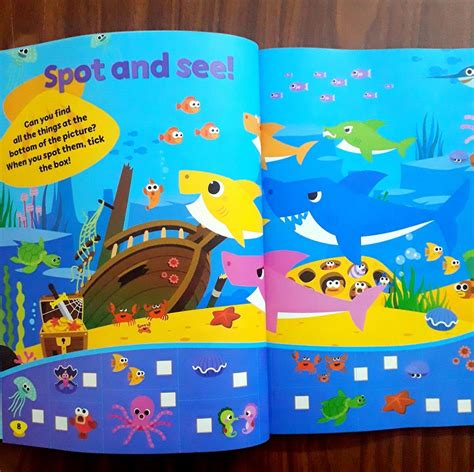 Pinkfong Baby Shark - Shark-tastic : Activity Book For Children by ...