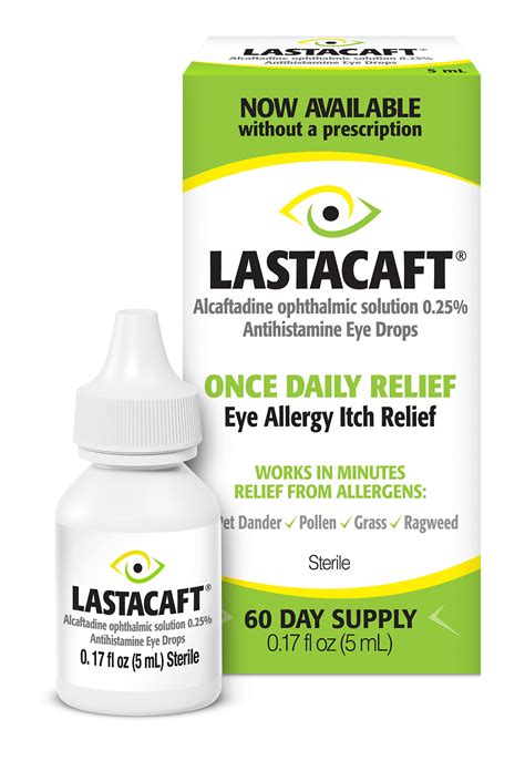 Lastacaft Once Daily Eye Allergy Itch Relief Drops, 1 Count, 5 mL - Walmart.com