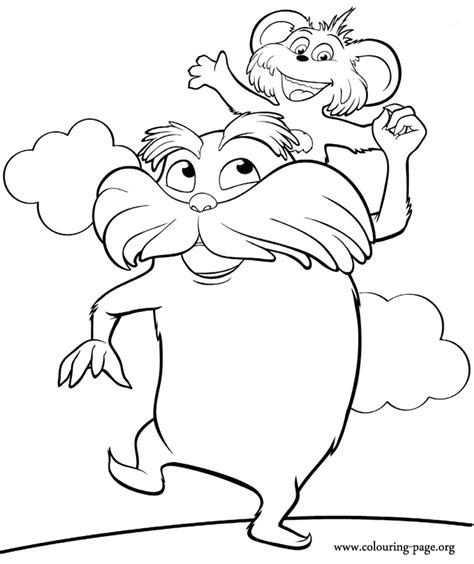 Lorax coloring pages to download and print for free