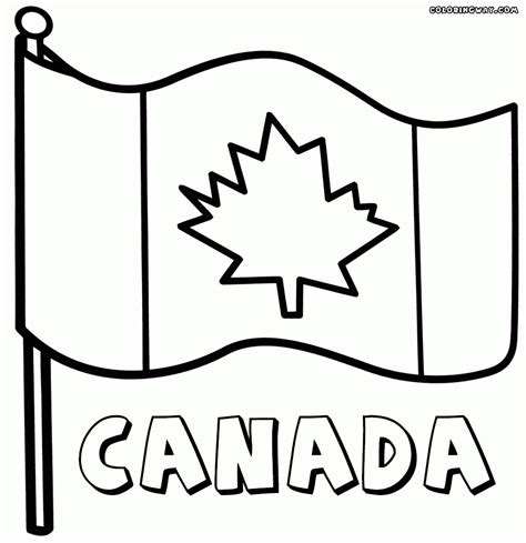 Free Download Canada Colouring Pages | Flag coloring pages, Coloring ...