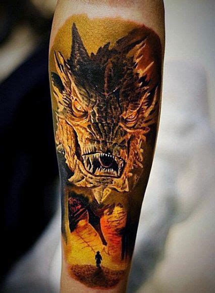 51 Lord Of The Rings Tattoo Designs for Men [2024 Guide] | Lord of the rings tattoo, Dragon ...