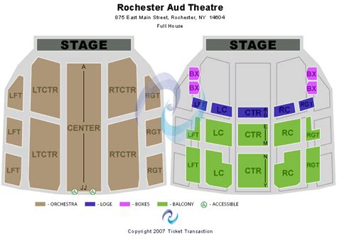 Rochester Auditorium Theatre Seating Chart | Rochester Auditorium Theatre Event Tickets & Schedule