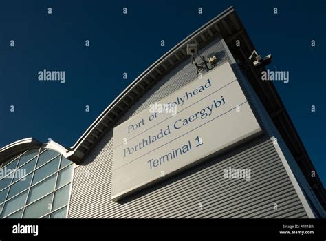 Holyhead Ferry Terminal Stock Photo - Alamy