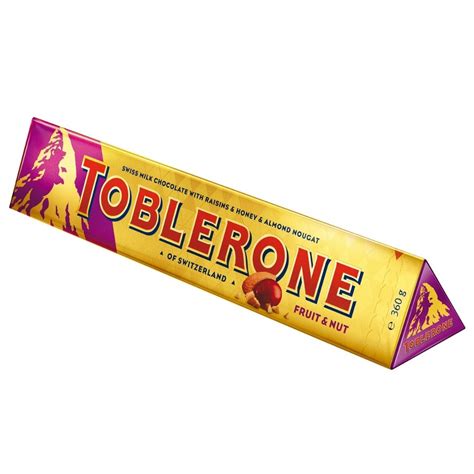 Toblerone Fruit & Nut, 360g - DealzDXB