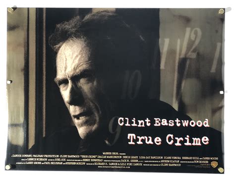 True Crime Original 1999 British Quad Movie Poster - Etsy