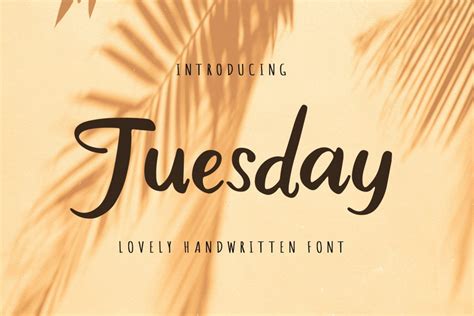 Tuesday Font - Download Tuesday Font Free & Premium