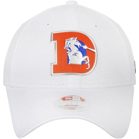 Women's New Era White Denver Broncos NFL Kickoff 9FORTY Adjustable Hat - Official Denver Broncos ...