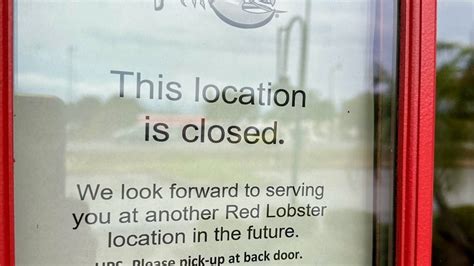 10 Red Lobster locations now closed in Texas. See updated list