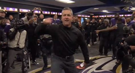 NFL fans beg 'please stop him' as John Harbaugh's dancing is spotted by live TV cameras ...