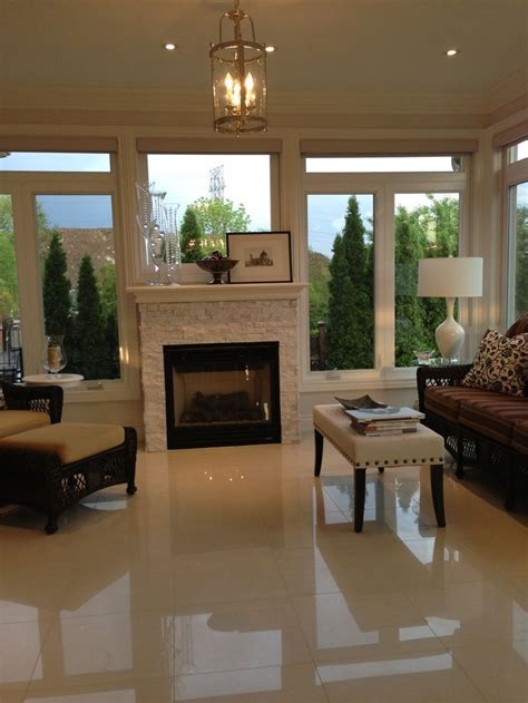 fireplace in sunroom images - Yahoo Image Search Results Living Room Photos, Small Living Rooms ...