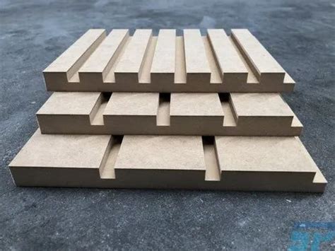 Multicolor WPC/CHARCOAL/MDF Fluted Louvre Panels, Thickness: 12mm at Rs ...