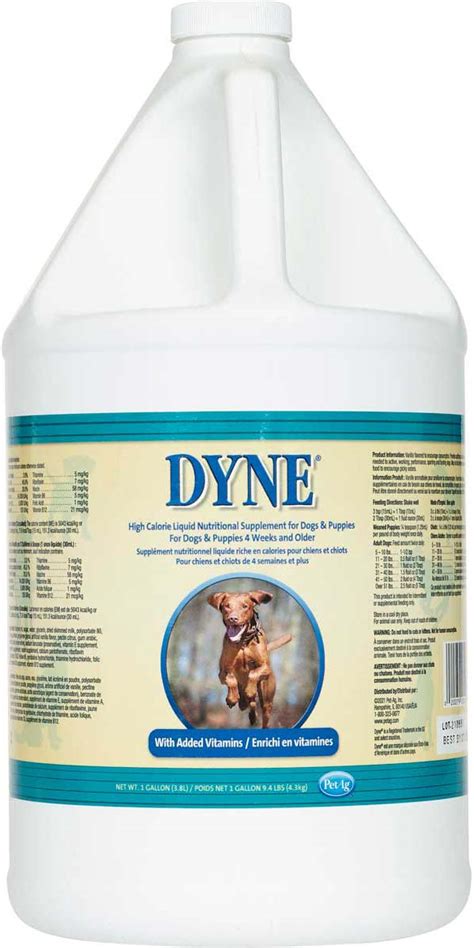 Dyne High Calorie Liquid Dietary Supplement for Dogs and Puppies Gallon - Item # 35838