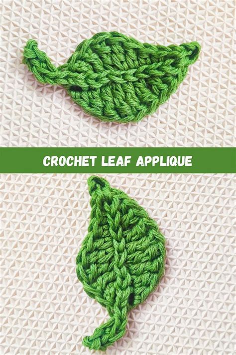 Crochet Leaf Free Pattern, Crochet Applique Patterns Free, Crochet Leaves, Applique Designs ...