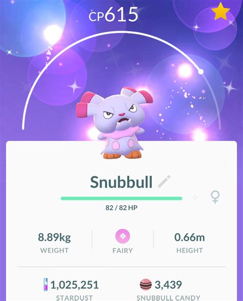 shiny Snubbull (-: : r/PokemonGoSpoofing