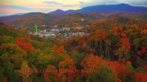 Phantom 3 Professional Flying Over Gatlinburg, Tn Fall Colors Fall 2015 ...