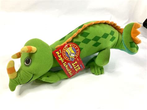 Vintage The Magic School Bus Liz The Lizard 16" Plush Toy w/ Tag ...