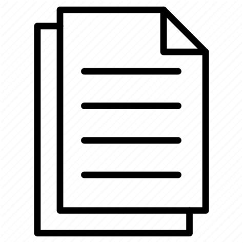 File, document, sheet, page icon - Download on Iconfinder