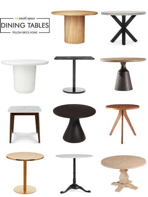 44 Dining Tables for When You’re Short on Space | Dining room small, Pedestal dining table ...