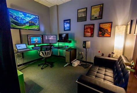 Video game room ideas #gameroom #videogameroom | Small game rooms, Game room basement, Gaming ...