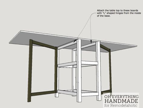 Diy folding craft table or foldable desk – Artofit