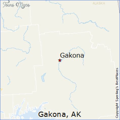 Gakona Alaska Map - ToursMaps.com