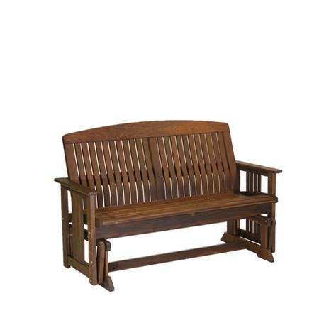 Ipe Wood Outdoor Glider Bench – Country Cottage Furniture