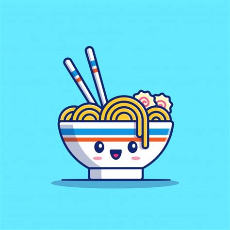 a bowl with noodles and chopsticks in it