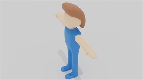 Free 3D Blender Simple Character - TurboSquid 1930024