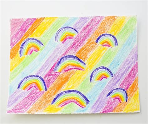 DIY RAINBOW SCRATCH ART FOR KIDS