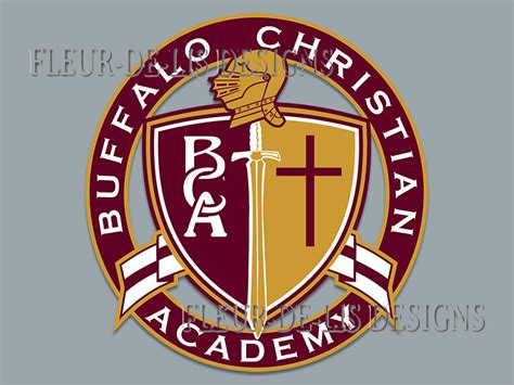 Fleur-de-lis Designs: Sample School Crest Designs