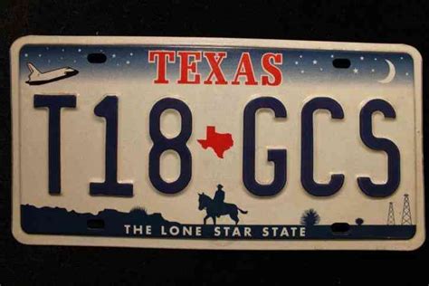 Texas License Plate Exempt Plates lot of 3 variations