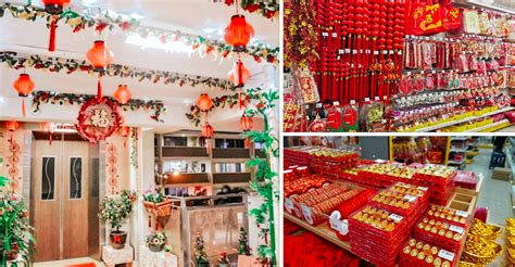 Here's where in S'pore to buy CNY decorations from S$0.50 so you can spruce up on a budget ...