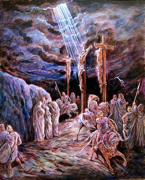 Jesus Painting - Jesus On The Cross by John Lautermilch | Crucifixion painting, Jesus on the ...