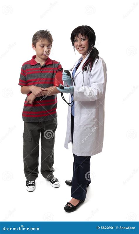 Doctor Child Medical Checkup Stock Image - Image of ethnic, arteries ...