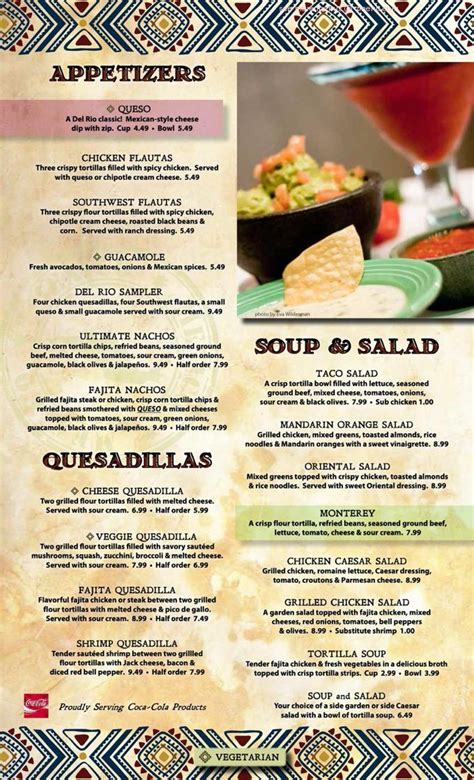 Online Menu of Cafe Del Rio Restaurant, Pittsburg, Kansas, 66762 - Zmenu