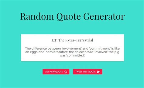 Random Quote Generator project made in React.js