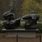 'Two-Piece Reclining Figure: Points' by Henry Moore in Washington, DC (Google Maps)