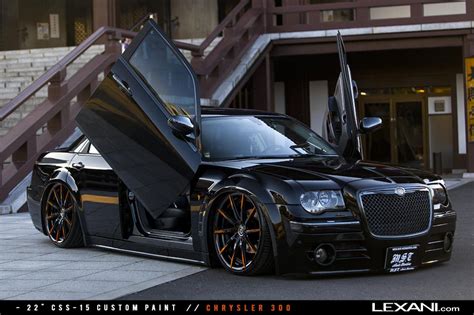 Dark Knight Chrysler 300 on Color Matched Lexani Rims | Chrysler 300 ...